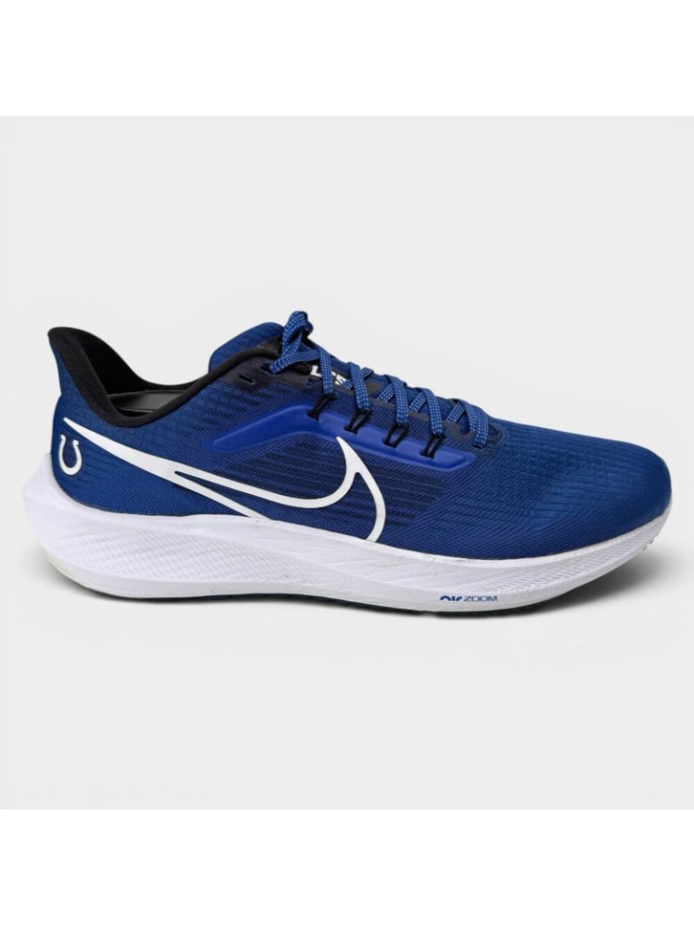 Nike Air Zoom Pegasus 39 Indianapolis Colts NFL Mens 12.5 Blue Shoes DR2046-400 - Picture 2 of 16